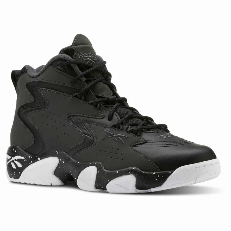 Ghete Baschet Reebok Mobius Og Mu Barbati Negrii/Albi Romania PX3197SL